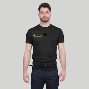 T-shirt Cooldry con velcro Gendarmeria Mobile - Nero - Patrol Equipement