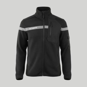Micro-fleece vest Beveiliging NEVADA - Zwart - Force Series
