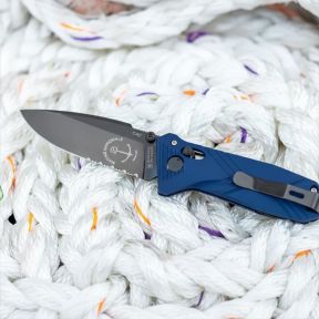 C.A.C.® Messer mit Wellenschliff pa6 Griff - Marine Nationale - TB Outdoor