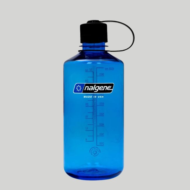 Gourde à petit goulot 1L - Bleu/Noir - Nalgene