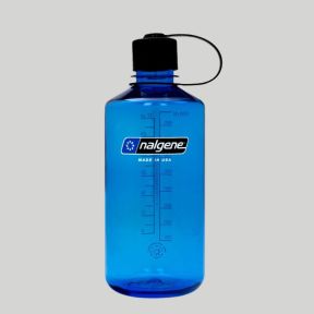 Trinkflasche mit engem Hals 1L - Blau/Schwarz - Nalgene