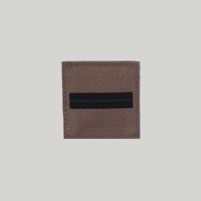Borstembleem Stof met klittenband Landmacht lage zichtbaarheid - Adjudant-Majoor