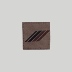 Galon de poitrine Tissu avec velcro Armée de Terre basse visibilité - Caporal-Chef