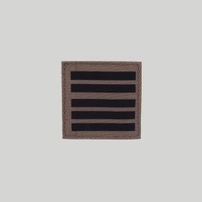 Galon de poitrine Tissu avec velcro Armée de Terre basse visibilité - Colonel