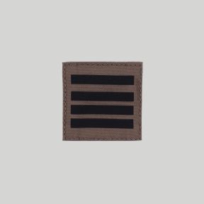 Borstembleem Stof met klittenband Landmacht lage zichtbaarheid - Commandant