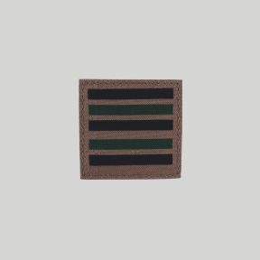 Galão de peito Tecido com velcro Exército baixa visibilidade - Tenente-Coronel