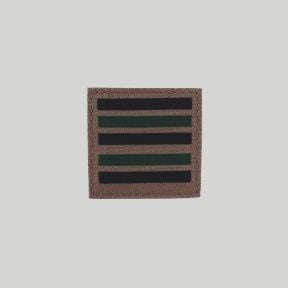 Galon de poitrine Tissu avec velcro Armée de Terre basse visibilité - Lieutenant-Colonel
