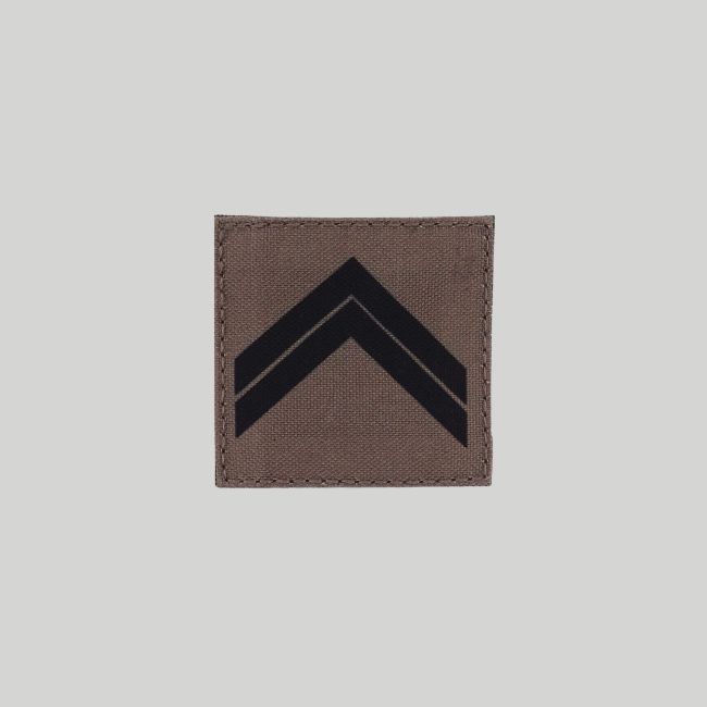 Galon de poitrine Tissu avec velcro Armée de Terre basse visibilité - Sergent