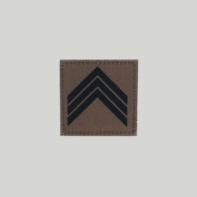 Galon de poitrine Tissu avec velcro Armée de Terre basse visibilité - Sergent-Chef