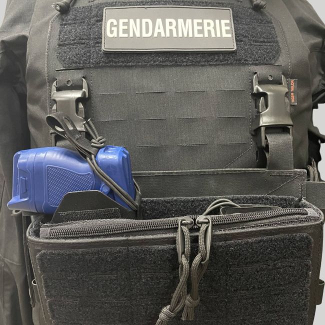 Wkład do chest rig VDK (kieszeń na Taser 7) - Czarny - Tiger Tailor