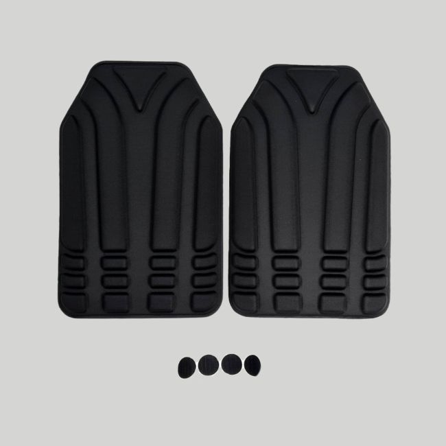 Par de almofadas Ventipads para porta-placas Polgen/Platiger - Preto - Tiger Tailor