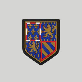 PVC-embleem met klittenband Gendarmerie Départementale Bourgogne-Franche-Comté - Hoge zichtbaarheid