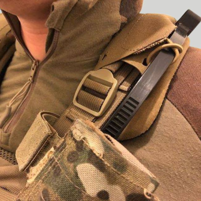 Cuscino spallacci per porta-placche Polgen/SMB - Sabbia - Tiger Tailor
