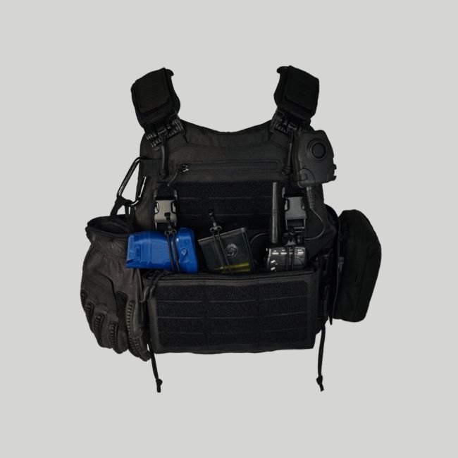 Capa tática Polgen Gen.3 Maritime para inserts GPBI - Preto - Tiger Tailor