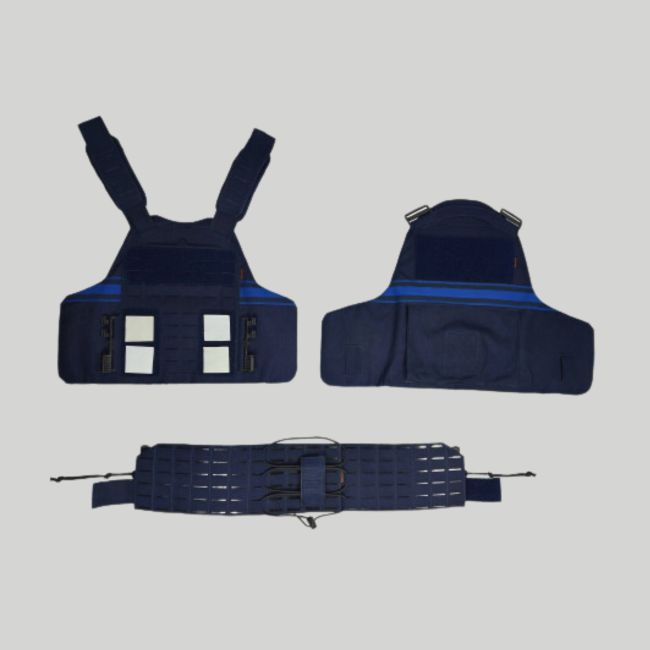 Fondina tattica Polgen Gen.3 Polizia Municipale (con bande Gitane) per inserti Paul Boyé - Blu Notte - Tiger Tailor