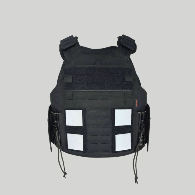 Fodero tattico Polgen Gen.3 Polizia Municipale (senza bande Gitane) per inserti Sioen - Nero - Tiger Tailor