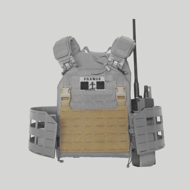 Modulares 6-Spalten-Fastex-Panel für Plattenträger - Sand - Tiger Tailor
