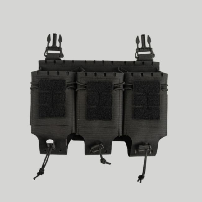 Panneau modulaire rigide pour porte-chargeur triple pour fusils d'assaut - Noir - Tiger Tailor