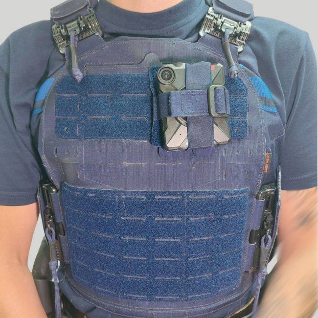 Soporte de cámara corporal Axon Body 2 - Azul Noche - Tiger Tailor