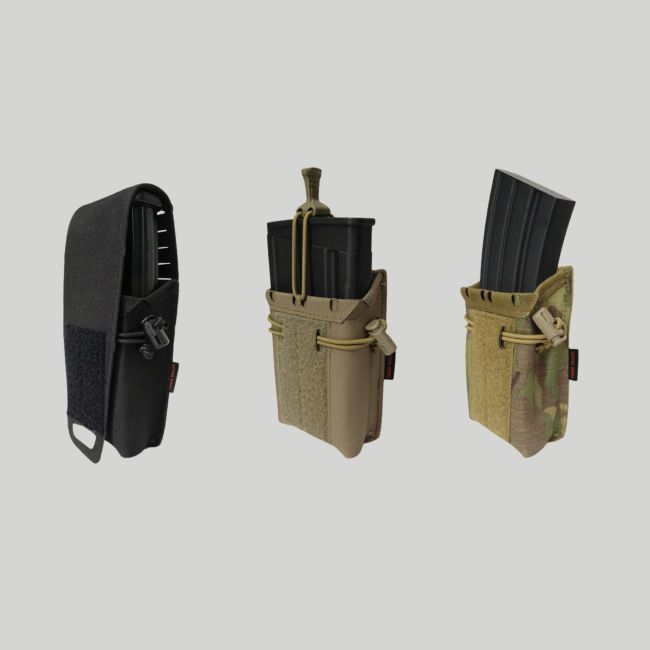 Porte-chargeur simple rigide pour fusil d'assaut Rushingle - Noir - Tiger Tailor