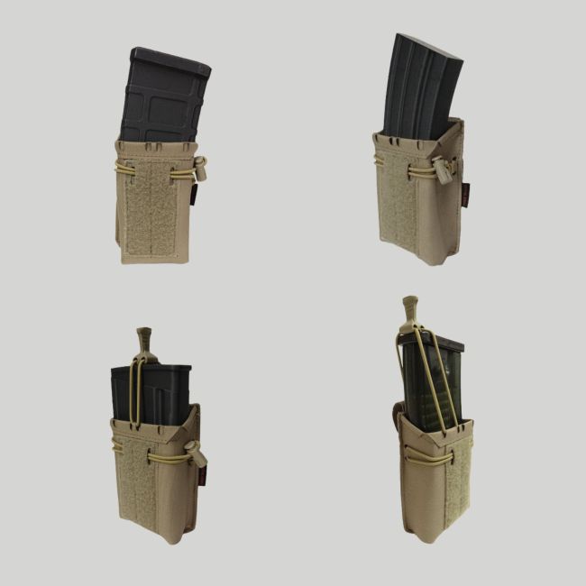 Einfacher starrer Magazinhalter für Sturmgewehr Rushingle - Sand - Tiger Tailor