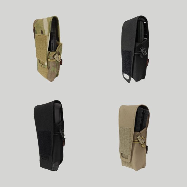 Porte-chargeur simple rigide pour fusil d'assaut Rushingle - Sable - Tiger Tailor