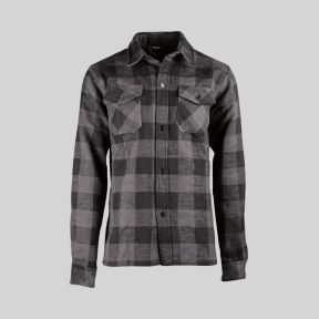 Chemise de bûcheron en flanelle - Noir/Gris - Mil-Tec