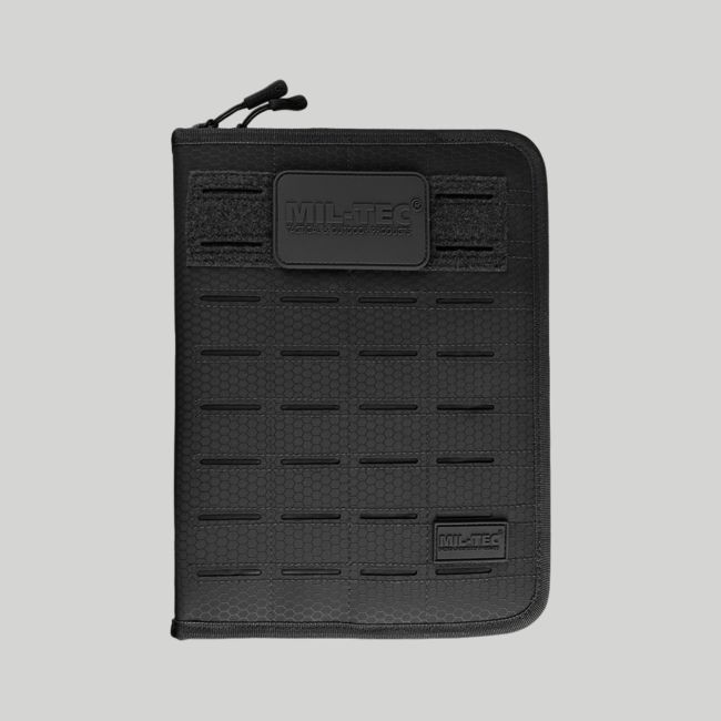 Caderno tático Hextac 26x19cm - Preto - Mil-Tec