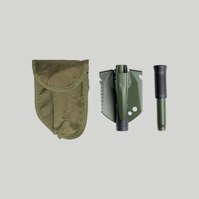 Pala pieghevole multifunzione con custodia - Verde Oliva - Mil-Tec