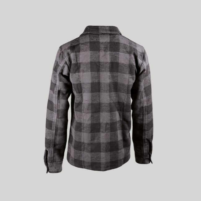 Camisa de leñador en franela - Negro/Gris - Mil-Tec