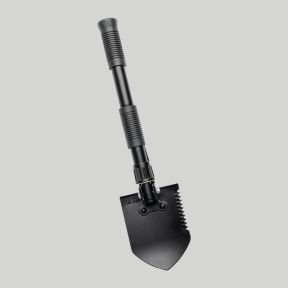 Pá dobrável multifunções com estojo - Preto - Mil-Tec