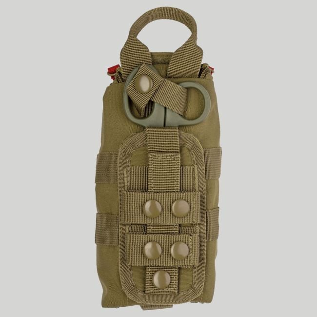 Pochette IFAK Rapid avec ciseaux - Vert Olive - Mil-Tec