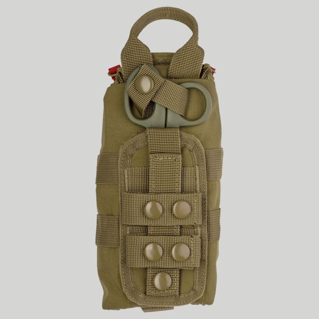 Pochette IFAK Rapid avec ciseaux - Vert Olive - Mil-Tec