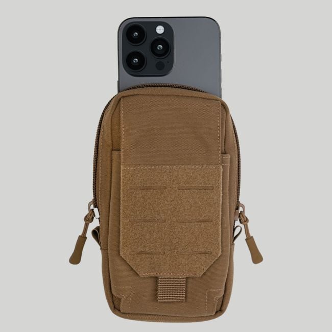 Bolsa para smartphone Fieldcom Molle - Coyote Escuro - Mil-Tec