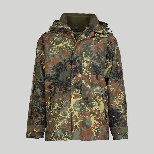 Regenjacke mit Fleecefutter - Flecktarn - Mil-Tec