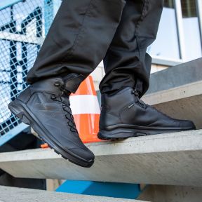 Einsatzschuhe Mid aus Leder Connexis Damen - Schwarz - Haix