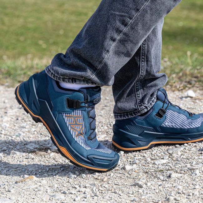 Sapatos baixos Black Eagle EVO Adventure GTX - Azul/Laranja - Haix