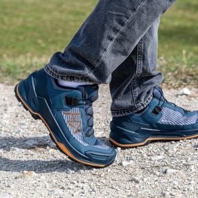 Niedrige Schuhe Black Eagle EVO Adventure GTX - Blau/Orange - Haix