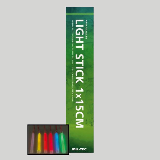 Barras luminosas 15cm/8-12h - Verde - Mil-Tec