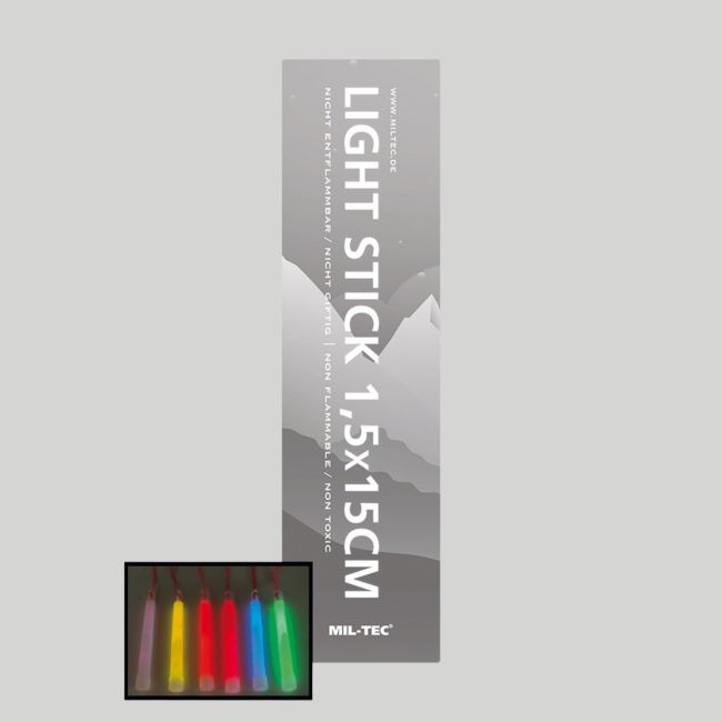 Leuchtstäbe 15cm/8-12h V2 - Weiß - Mil-Tec