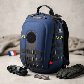 Sac à dos coqué MATT 19L - Bleu Nuit - Dimatex