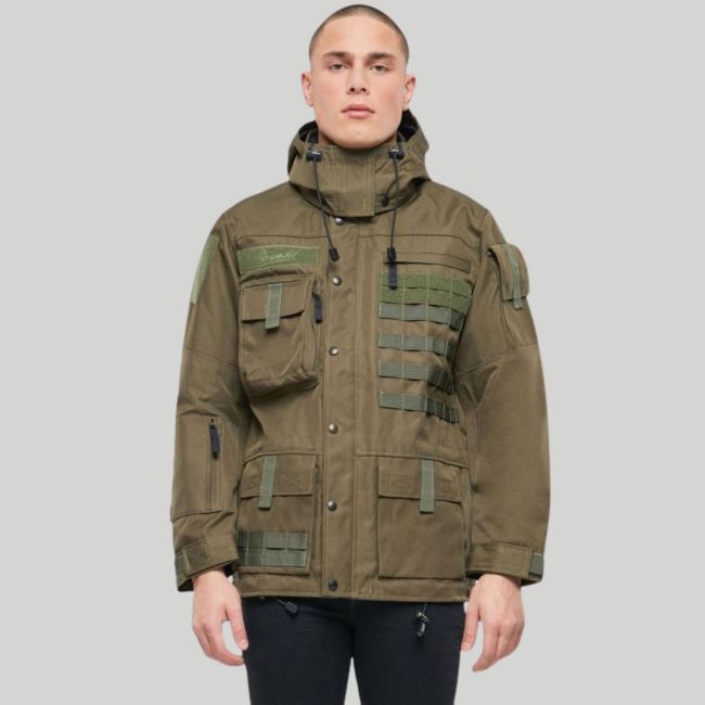 Chaqueta de rendimiento exterior verde oliva - Brandit