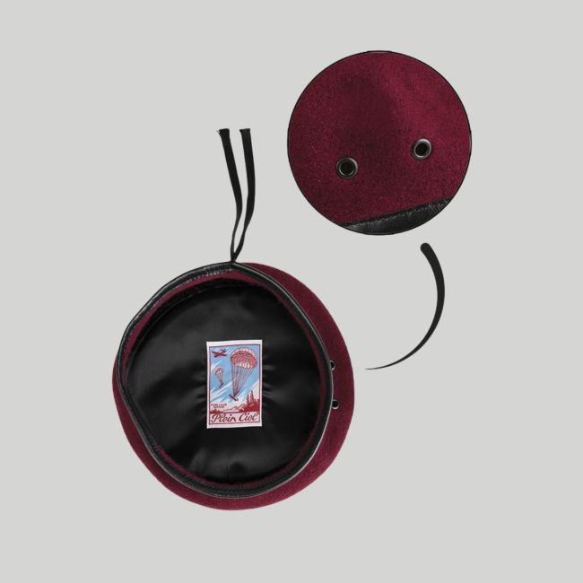 Beret BW Commando Plein Ciel - Bordowy - Mil-Tec
