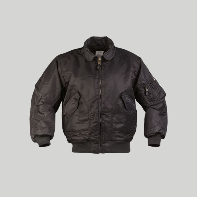 Kurtka bomber CWU Basic - Czarna - Mil-Tec