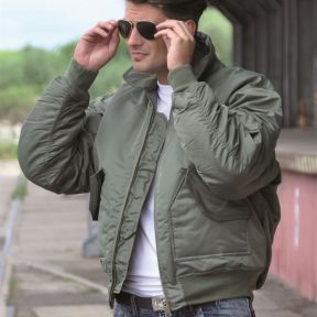 Cazadora bomber CWU Basic - Verde Oliva - Mil-Tec