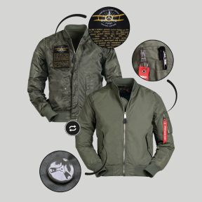 Kurtka bomber MA1 letnia - Oliwkowa zieleń - Mil-Tec