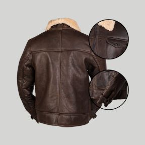 Lederjacke US Navy Pilot A4 - Mil-Tec