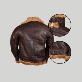 Blouson en cuir pilote US Navy B46 - Mil-Tec