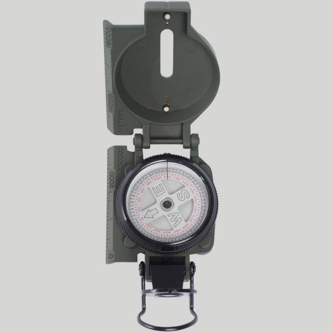 Boussole métallique US Ranger - Vert Olive - Mil-Tec