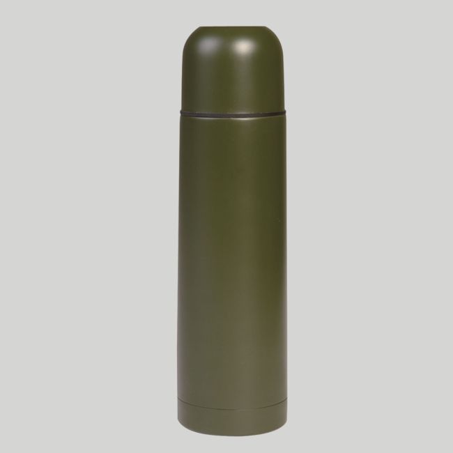 Isolierflasche 0,5L aus Edelstahl - Olivgrün - Mil-Tec